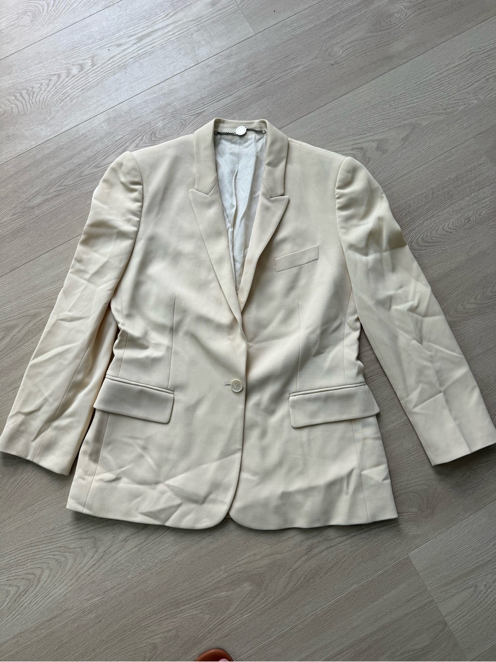 Stella McCartney Women's Cream Single-Button Blazer